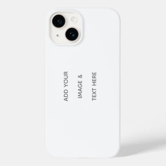 Create Your Own white  Case-Mate iPhone Case (Achterkant)