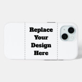 Create Your Own white  Case-Mate iPhone Case (Achterkant (horizontaal))