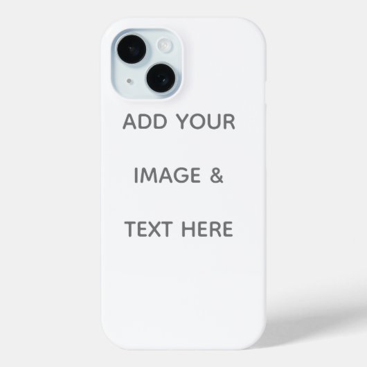 Create Your Own white Case-Mate iPhone Case (Achterkant)