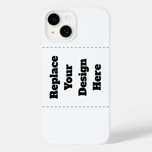 Create Your Own white  Case-Mate iPhone Case (Achterkant)