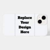 Create Your Own white  Case-Mate iPhone Case (Achterkant (horizontaal))