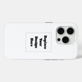 Create Your Own white  Case-Mate iPhone Case (Achterkant (horizontaal))