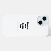 Create Your Own white  Case-Mate iPhone Case (Achterkant (horizontaal))