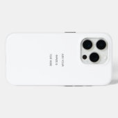Create Your Own white  Case-Mate iPhone Case (Achterkant (horizontaal))