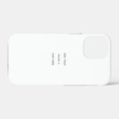 Create Your Own white  Case-Mate iPhone Case (Achterkant (horizontaal))
