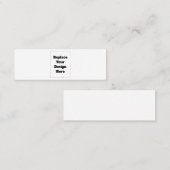 Create Your Own white Contactkaartje (Voorkant / Achterkant)