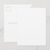 Create Your Own White custom Feestdagenkaart (Voorkant / Achterkant)
