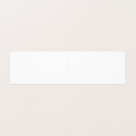 Create Your Own White Custom personalized Visitekaartje (Buitenkant ongevouwen)
