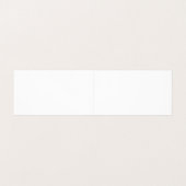 Create Your Own White Custom personalized Visitekaartje (Binnenkant ongevouwen)