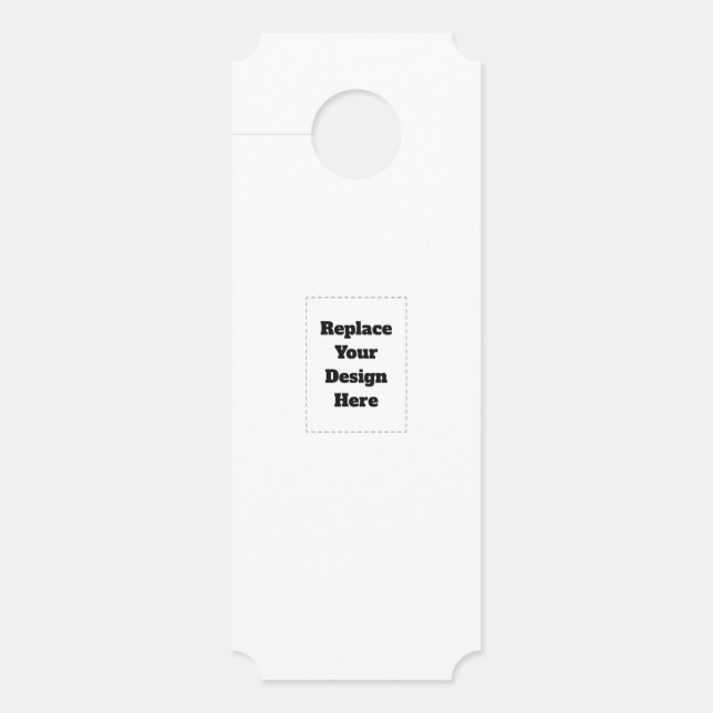 Create Your Own white  Deurhanger (Voorkant)