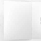 Create Your Own white  Drieluik Programma (Binnenzijde eerst)