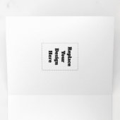 Create Your Own white Drieluik Programma (Binnenzijde eerst)