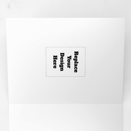Create Your Own white  Drieluik Programma (Binnenzijde eerst)