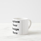 Create Your Own white  Espresso Kop (Voorkant rechts)