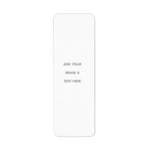 Create Your Own white  Etiket (Voorkant)
