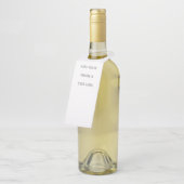 Create Your Own white  Flessenhanger (Schuin)