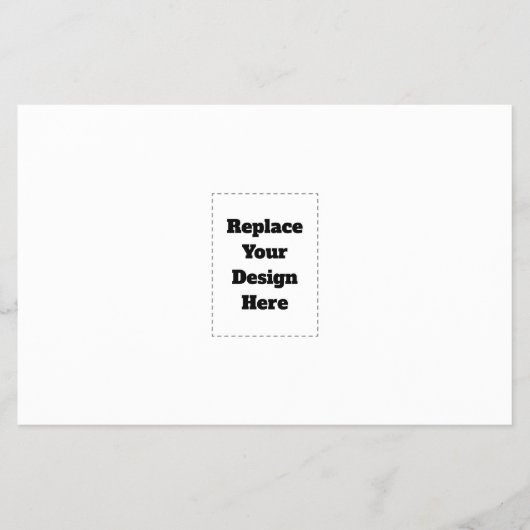 Create Your Own white  Flyer (Voorkant)