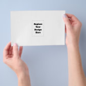 Create Your Own white  Flyer (Hand)