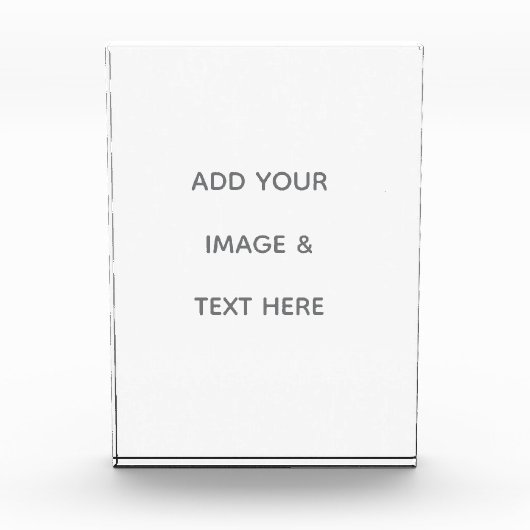 Create Your Own white  Fotoblokken (Voorkant)