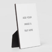 Create Your Own white  Fotoplaat (Zijkant)
