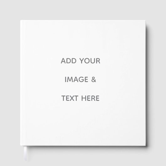 Create Your Own white  Gastenboek (Voorkant)