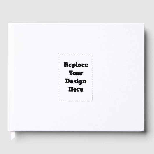 Create Your Own white  Gastenboek (Voorkant)
