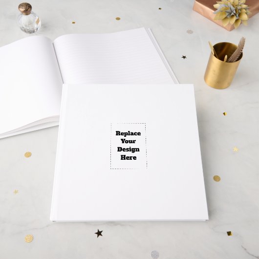 Create Your Own white Gastenboek (Voorkant open)
