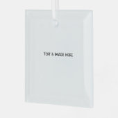 Create Your Own white Glas Ornament (Voorkant links)