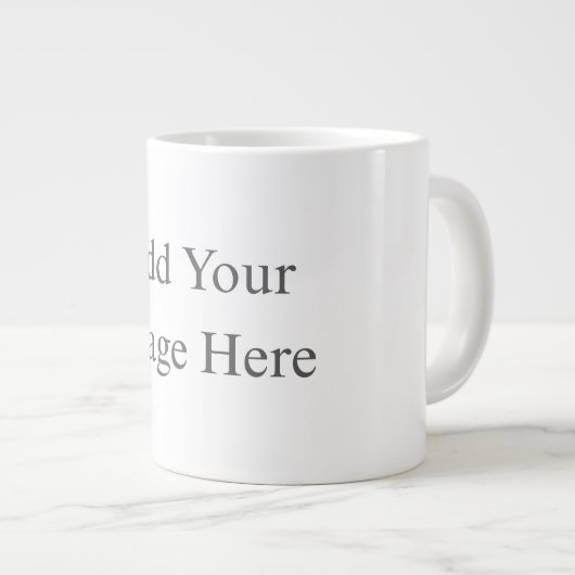 Create Your Own white  Grote Koffiekop (Voorkant rechts)