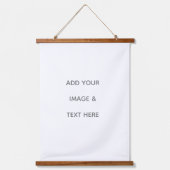 Create Your Own white  Hangend Wandkleed (Voorkant)