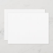 Create Your Own white holiday cards Feestdagenkaart (Voorkant / Achterkant)