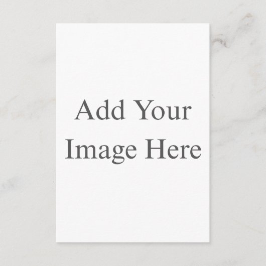 Create Your Own white  Informatiekaartje (Voorkant)