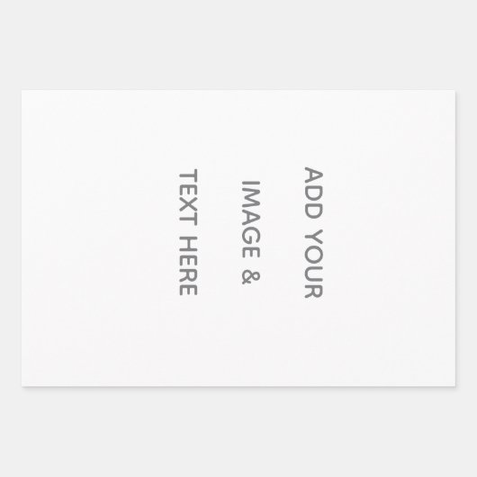 Create Your Own white  Inpakpapier Vel (Voorkant)