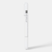 Create Your Own white  iPhone Hoesje (Linkerkant)