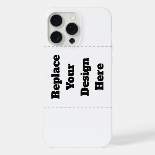 Create Your Own white  iPhone Hoesje (Achterkant)