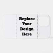 Create Your Own white  iPhone Hoesje (Achterkant horizontaal)