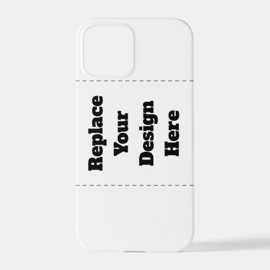 Create Your Own white  iPhone Hoesje (Achterkant)