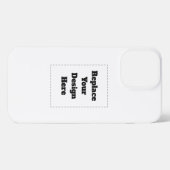 Create Your Own white  iPhone Hoesje (Achterkant horizontaal)