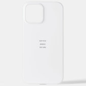 Create Your Own white  iPhone Hoesje (Achterkant)