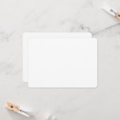  Create your own white Kaart (Voorkant / Achterkant in situ)