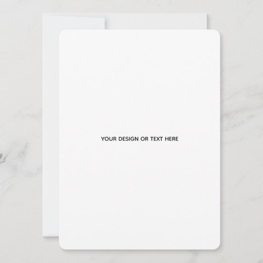 Create Your Own white  Kaart (Voorkant)