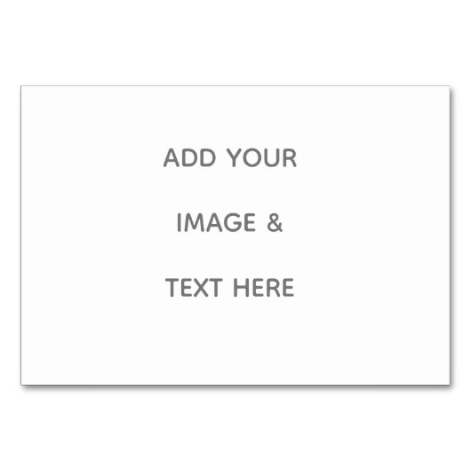 Create Your Own white  Kaart (Voorkant)