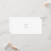 Create Your Own white  Kaart (Voorkant / Achterkant in situ)