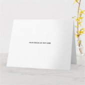 Create Your Own white  Kaart (Gele Bloem)