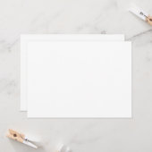  Create your own white Kaart (Voorkant / Achterkant in situ)