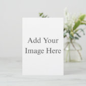 Create Your Own white  Kaart (Staand voorkant)