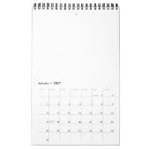 Create Your Own white  Kalender (Jan 2027)
