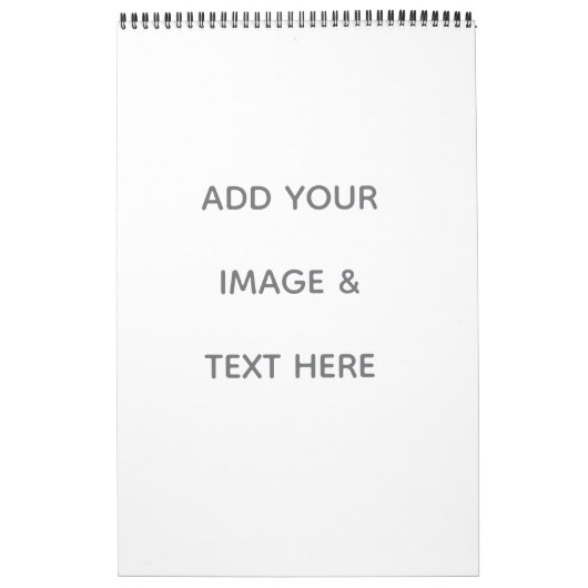 Create Your Own white  Kalender (Hoes)