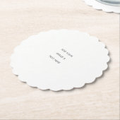 Create Your Own white Kartonnen Onderzetters (Gekanteld)