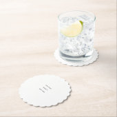 Create Your Own white Kartonnen Onderzetters (Insitu)